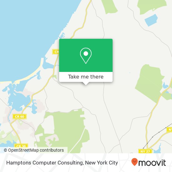 Hamptons Computer Consulting map