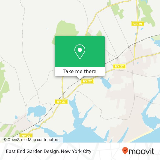 Mapa de East End Garden Design