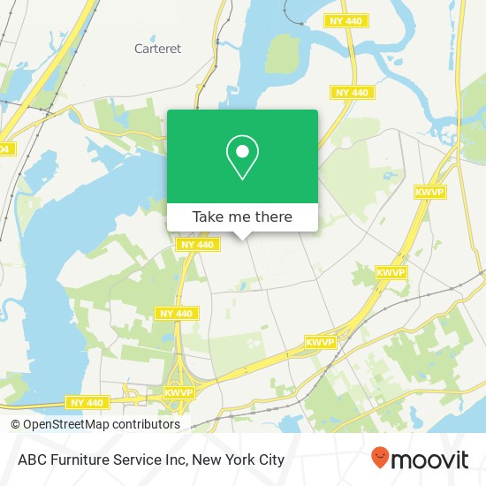 ABC Furniture Service Inc map