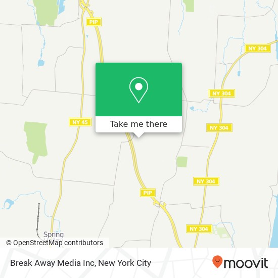 Break Away Media Inc map