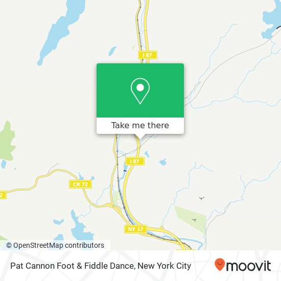 Pat Cannon Foot & Fiddle Dance map