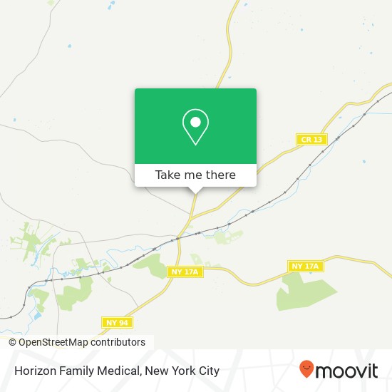 Horizon Family Medical map