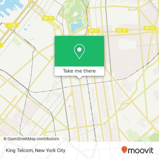 King Telcom map