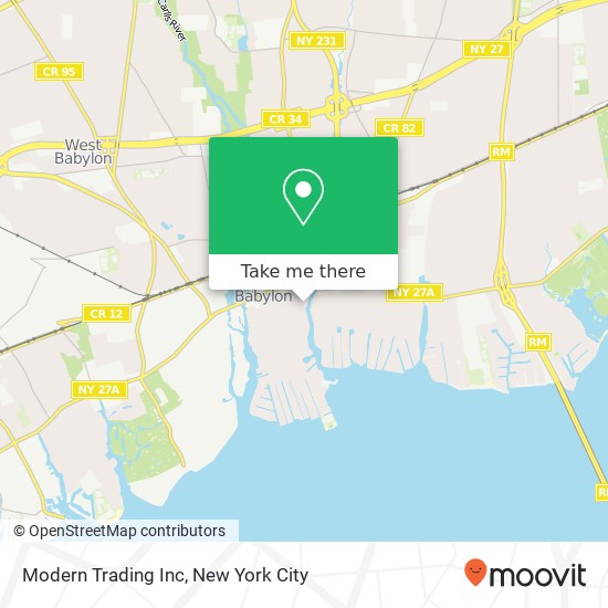 Mapa de Modern Trading Inc