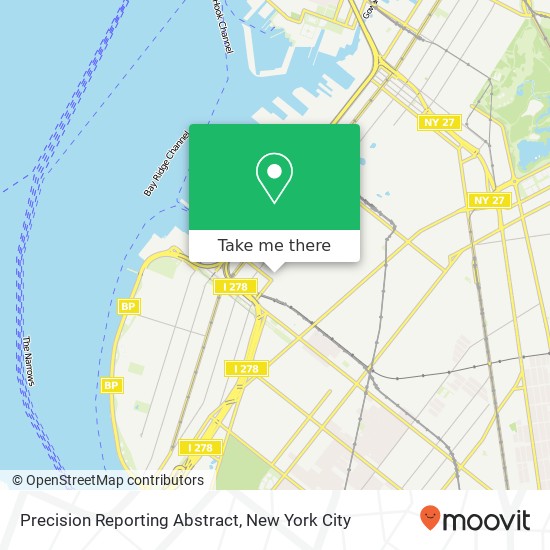 Precision Reporting Abstract map
