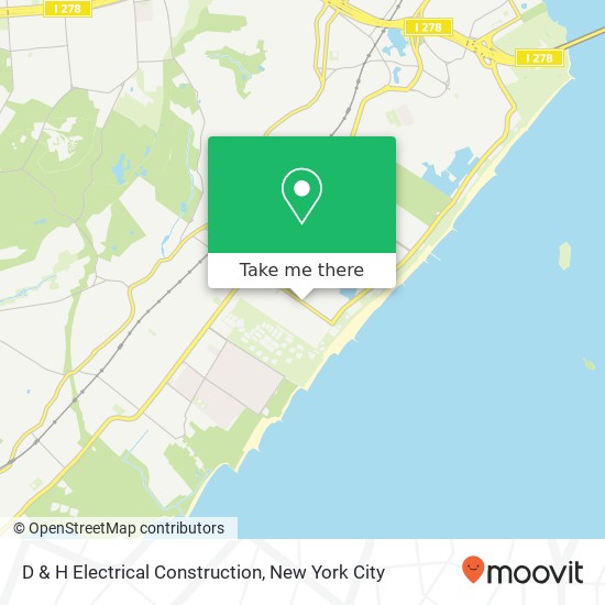 D & H Electrical Construction map
