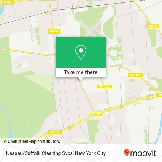 Mapa de Nassau/Suffolk Cleaning Svcs