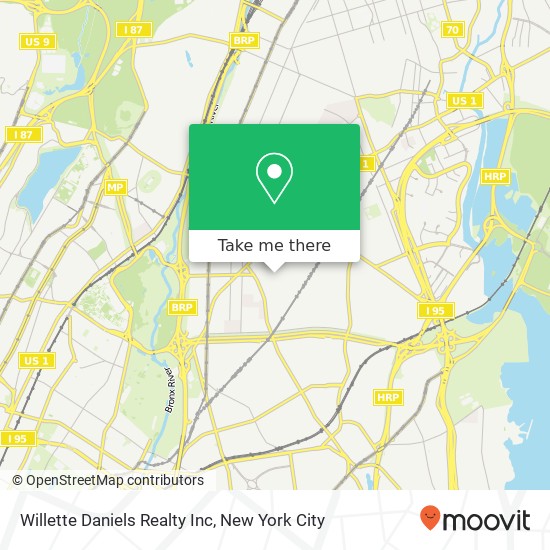 Mapa de Willette Daniels Realty Inc