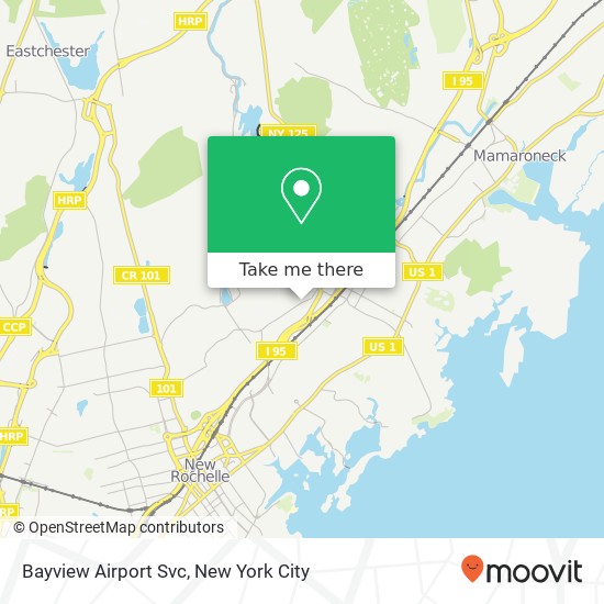 Bayview Airport Svc map