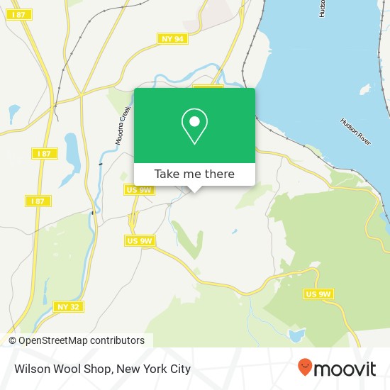Mapa de Wilson Wool Shop