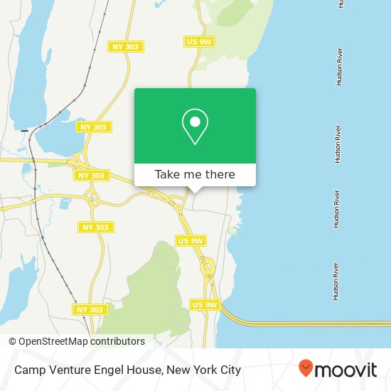 Camp Venture Engel House map