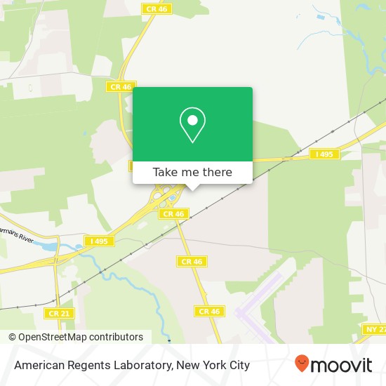 American Regents Laboratory map