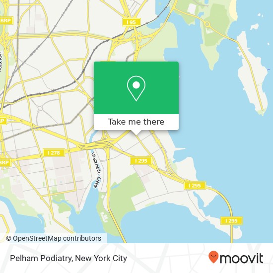 Pelham Podiatry map