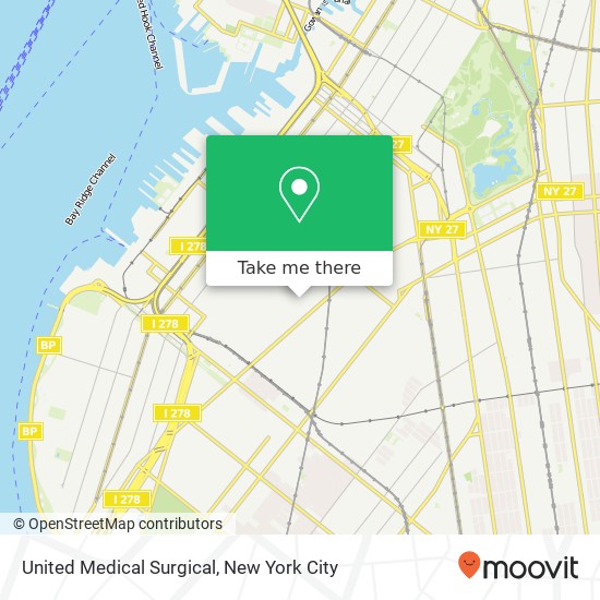 Mapa de United Medical Surgical