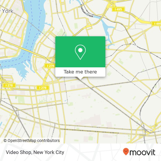 Video Shop map
