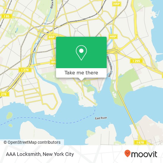 AAA Locksmith map