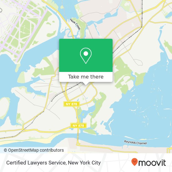 Certified Lawyers Service map