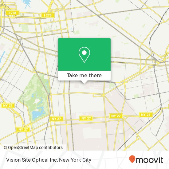Mapa de Vision Site Optical Inc