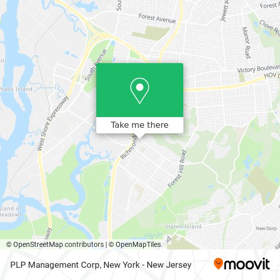 Mapa de PLP Management Corp