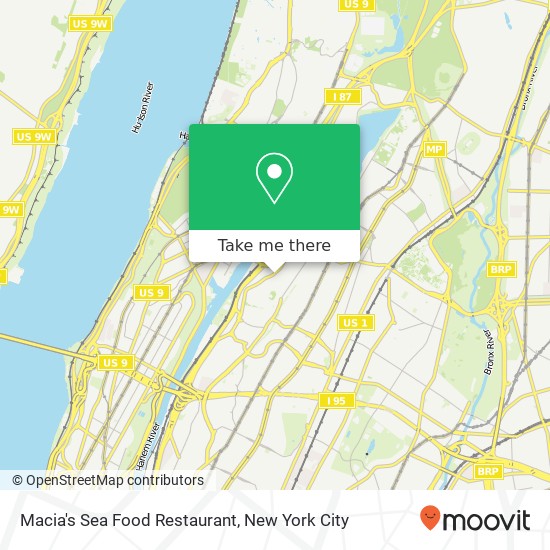Mapa de Macia's Sea Food Restaurant