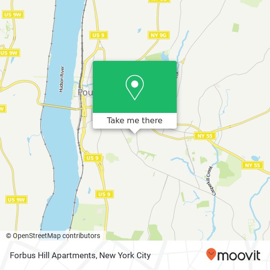 Mapa de Forbus Hill Apartments