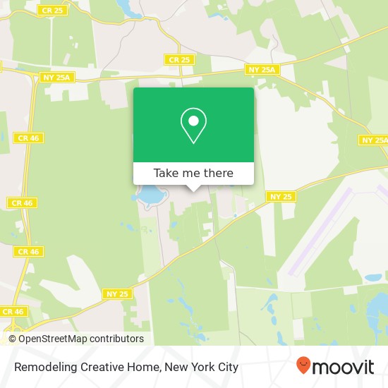 Remodeling Creative Home map