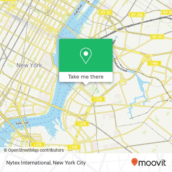 Mapa de Nytex International