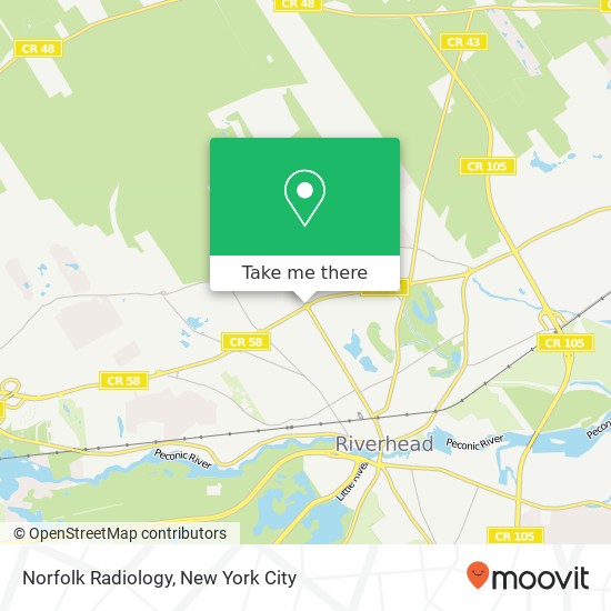 Norfolk Radiology map