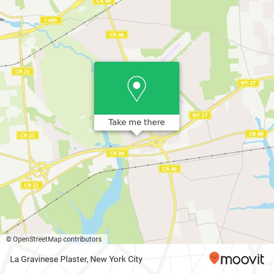 La Gravinese Plaster map