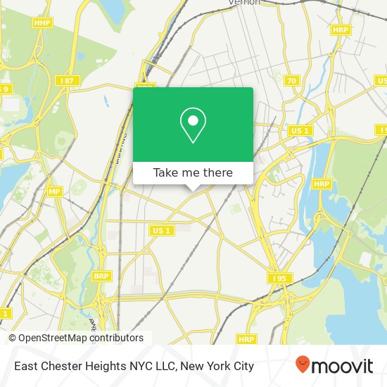 East Chester Heights NYC LLC map