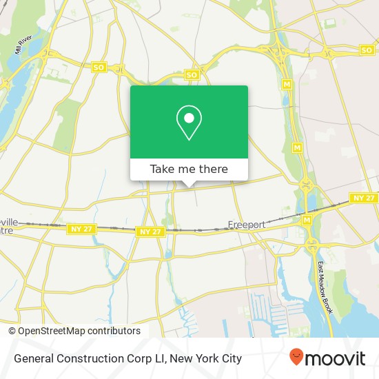 General Construction Corp LI map