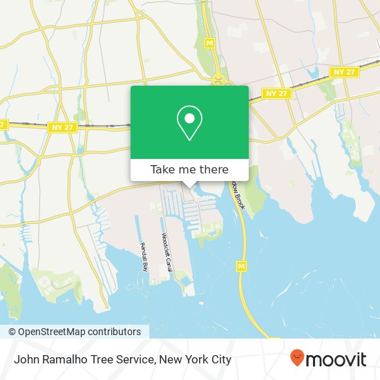 John Ramalho Tree Service map