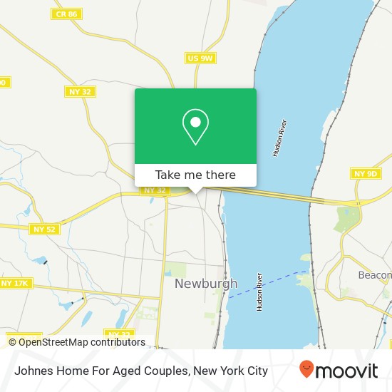 Mapa de Johnes Home For Aged Couples