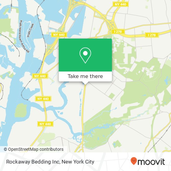 Mapa de Rockaway Bedding Inc