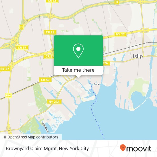 Brownyard Claim Mgmt map