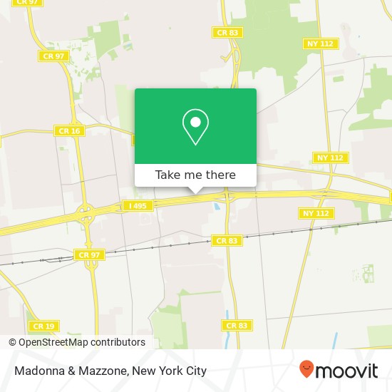 Madonna & Mazzone map