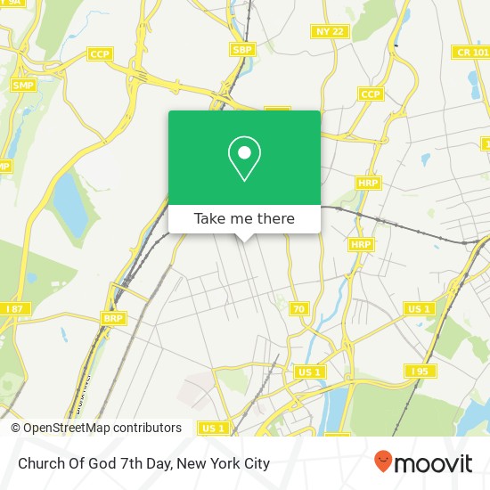 Church Of God 7th Day map