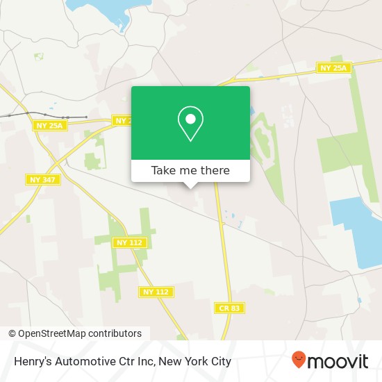 Mapa de Henry's Automotive Ctr Inc