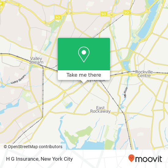 H G Insurance map