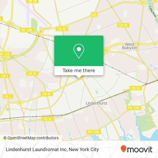 Mapa de Lindenhurst Laundromat Inc