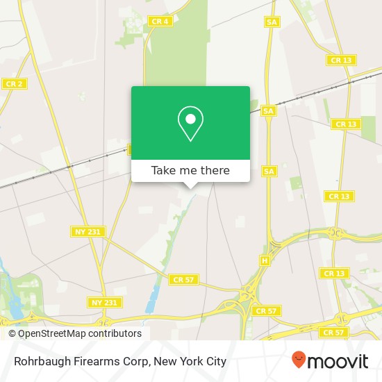 Rohrbaugh Firearms Corp map