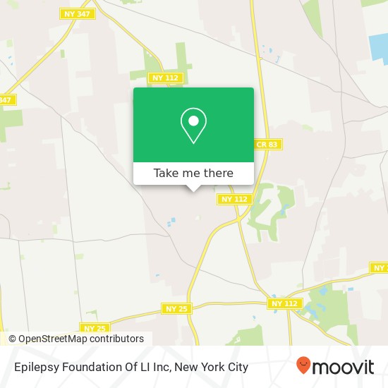 Mapa de Epilepsy Foundation Of LI Inc