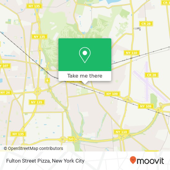 Mapa de Fulton Street Pizza