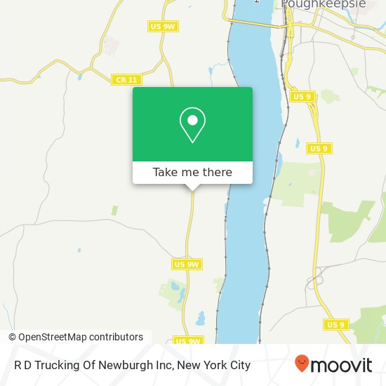 Mapa de R D Trucking Of Newburgh Inc