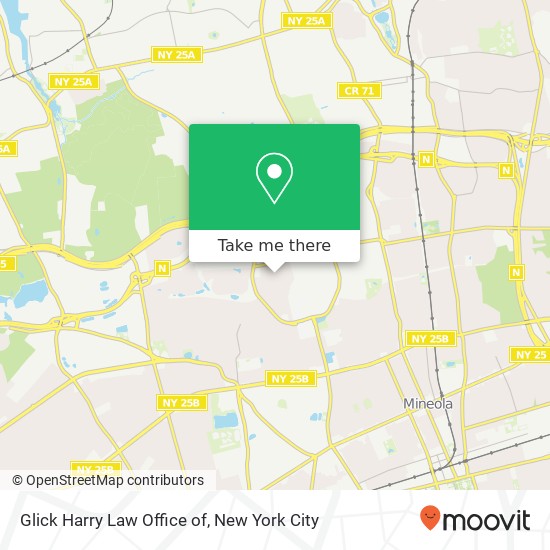 Mapa de Glick Harry Law Office of