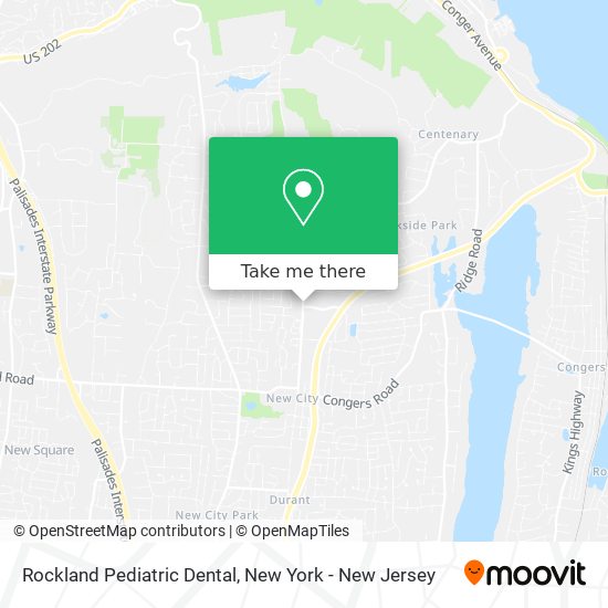 Rockland Pediatric Dental map