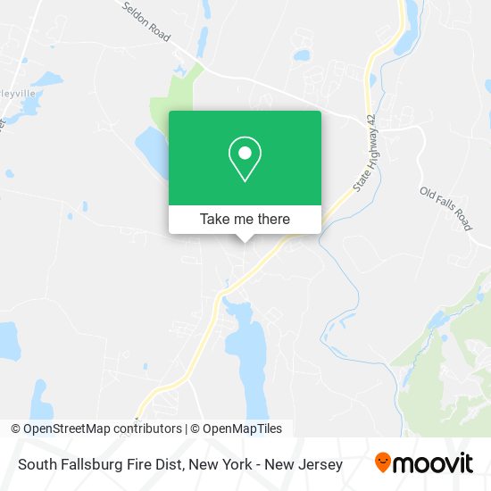 Mapa de South Fallsburg Fire Dist