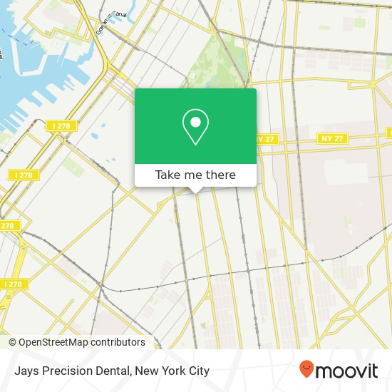 Jays Precision Dental map