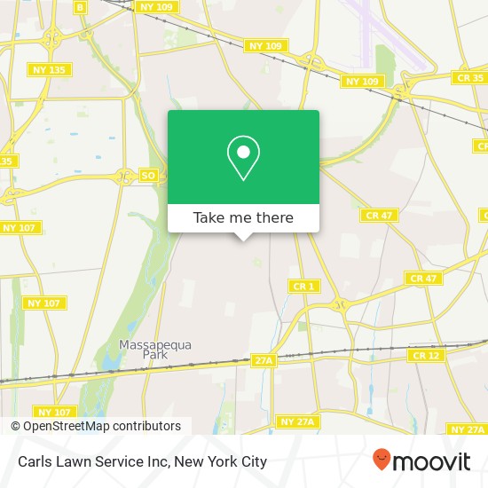 Mapa de Carls Lawn Service Inc