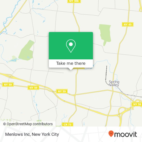Menlows Inc map